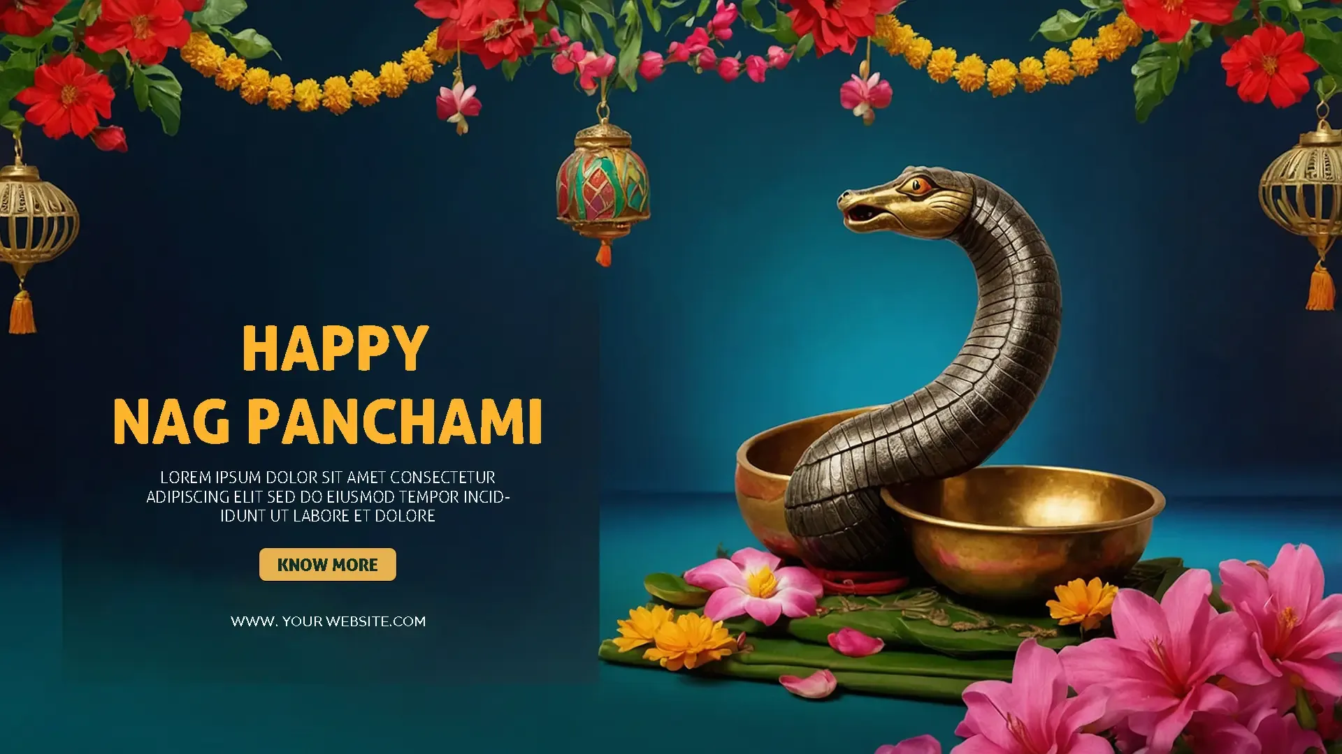 Captivating Nag Panchami PSD Designs for Festive Projects